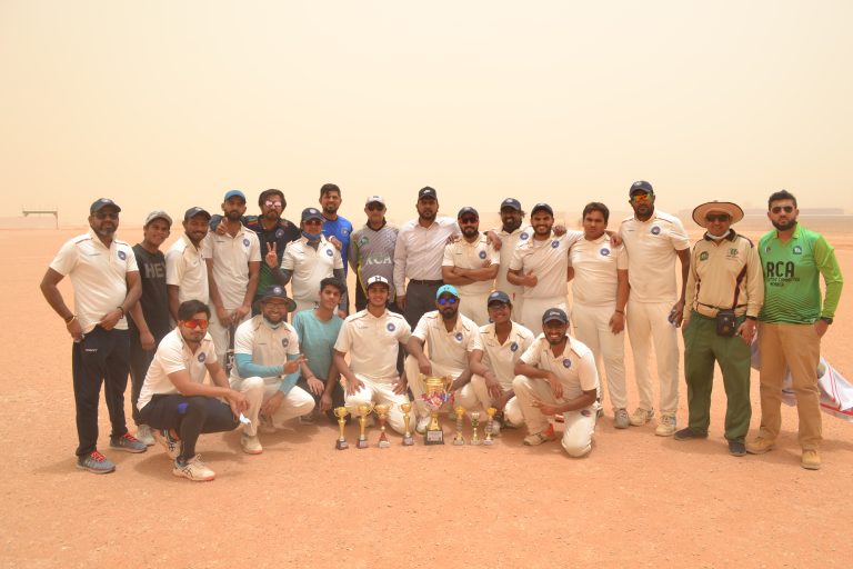 Coach and Captain Lifted the AL HOKAIR 40 overs Championship